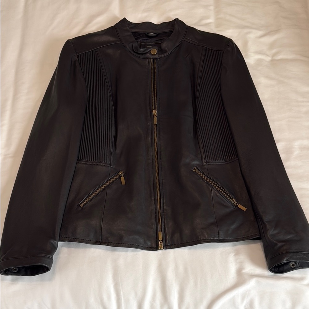 Women's Black Leather Jacket